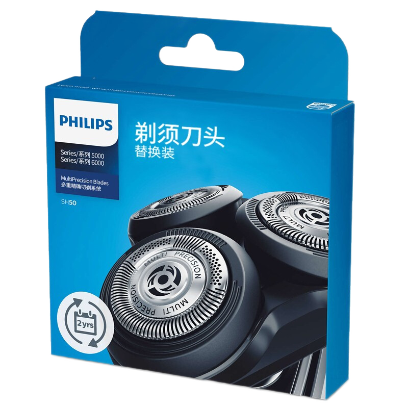 飞利浦（PHILIPS） 剃须刀刀头S5000 S5075 S5095 S5081 S5082 配件 SH30单层刀片单只（刀片+刀网）简易包装71283633792