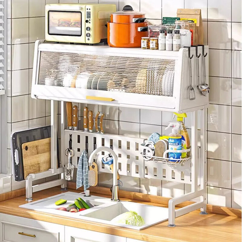 哈骆顿(halodn)碗架置物架沥水架水槽桌面置物架伸缩沥水架碗碟架碗柜