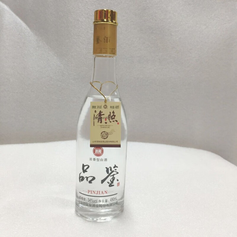 山东济南特产 百脉泉清照34度品鉴 清照酒 整箱6瓶浓香品鉴白酒 1瓶装