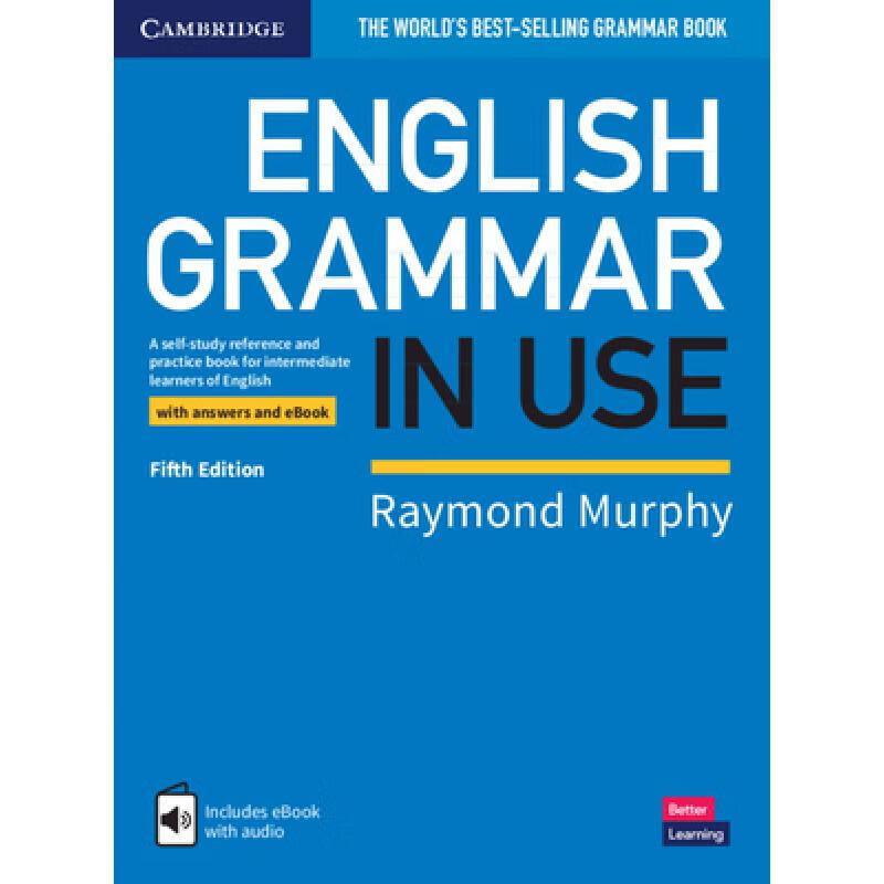 现货 剑桥英语语法中级 第五版 English Grammar in Use Book with Answers and Interactive eBook: A Self-Study Refe...