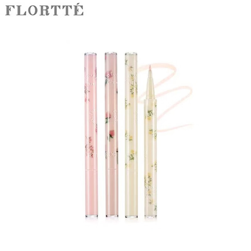 花洛莉亚(FLORTTE)花洛莉亚初吻马克卧蚕液笔珠光高光阴影提亮下至卧蚕笔 01#猪猪