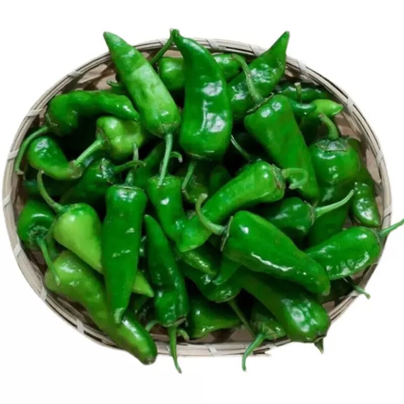 zxc余干青辣 特辣露天土椒爆辣小青椒薄皮子弹头青皮辣 500g