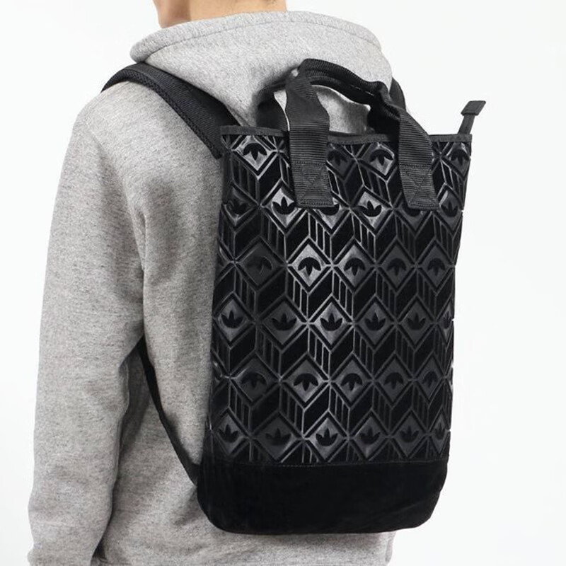 adidas/阿迪达斯官方三叶草休闲男女菱形时尚运动休闲双肩背包 h32377