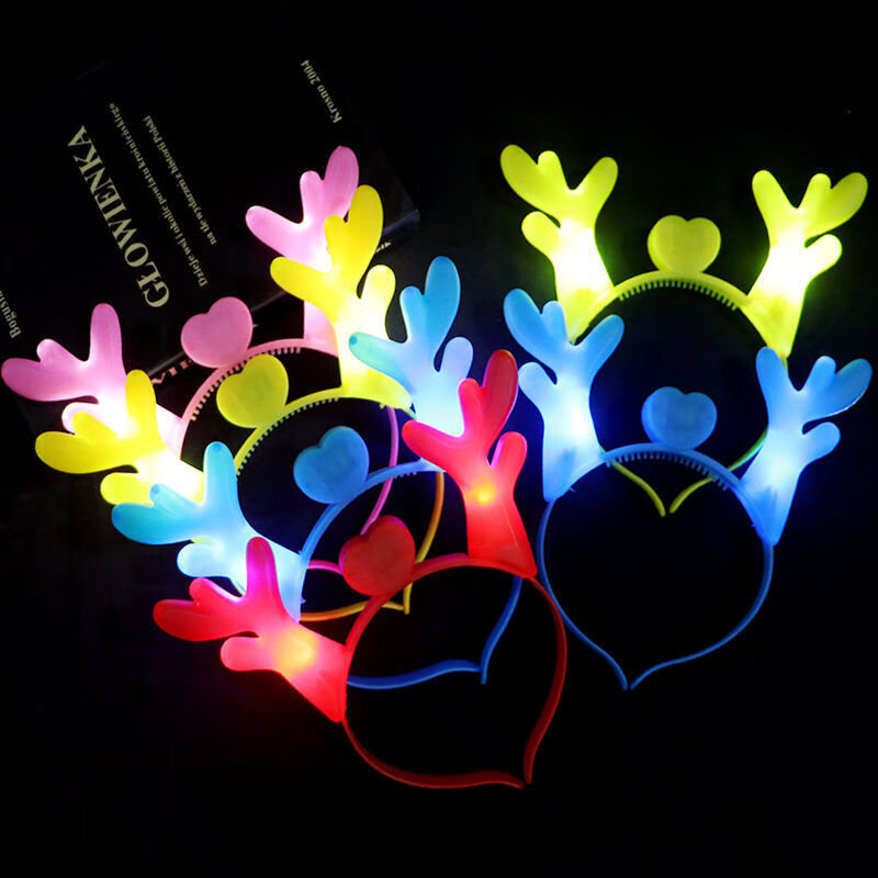 abdo 演唱会道具牛角灯发光头饰带灯荧光发卡兔耳朵发箍发亮儿童头箍 一体发光鹿角使用感如何?