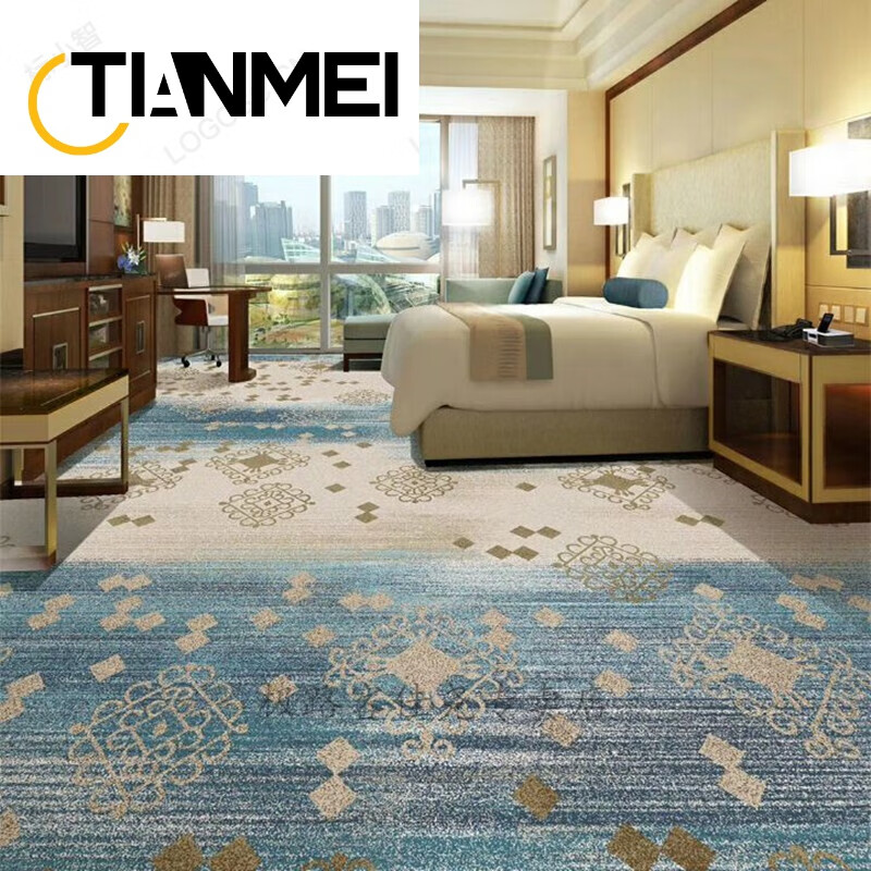 睿爸走廊地毯酒店宾馆过道走廊宴会厅台球厅印花满铺客房卧室大厅阻燃