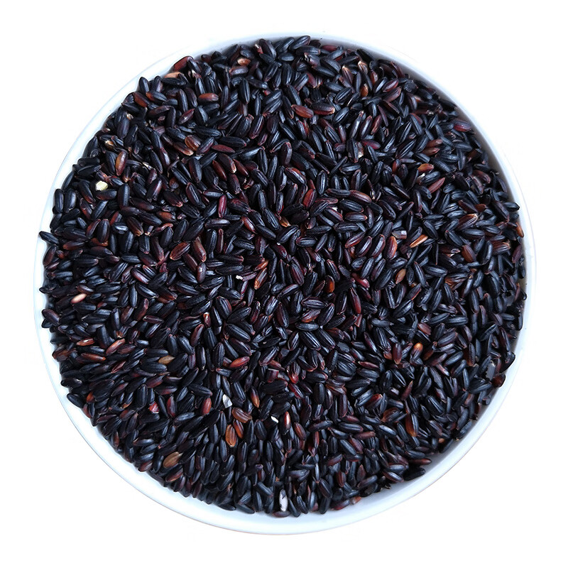 新米东北农家黑米五谷粗杂粮黑香米粥500g散装黑大米长粒无染色