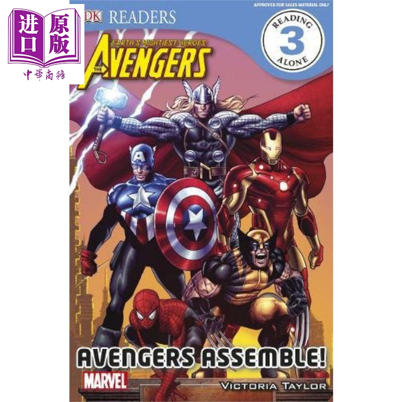 dk readers l3:marvel avengers - avengers assemble dk分级3级:漫威