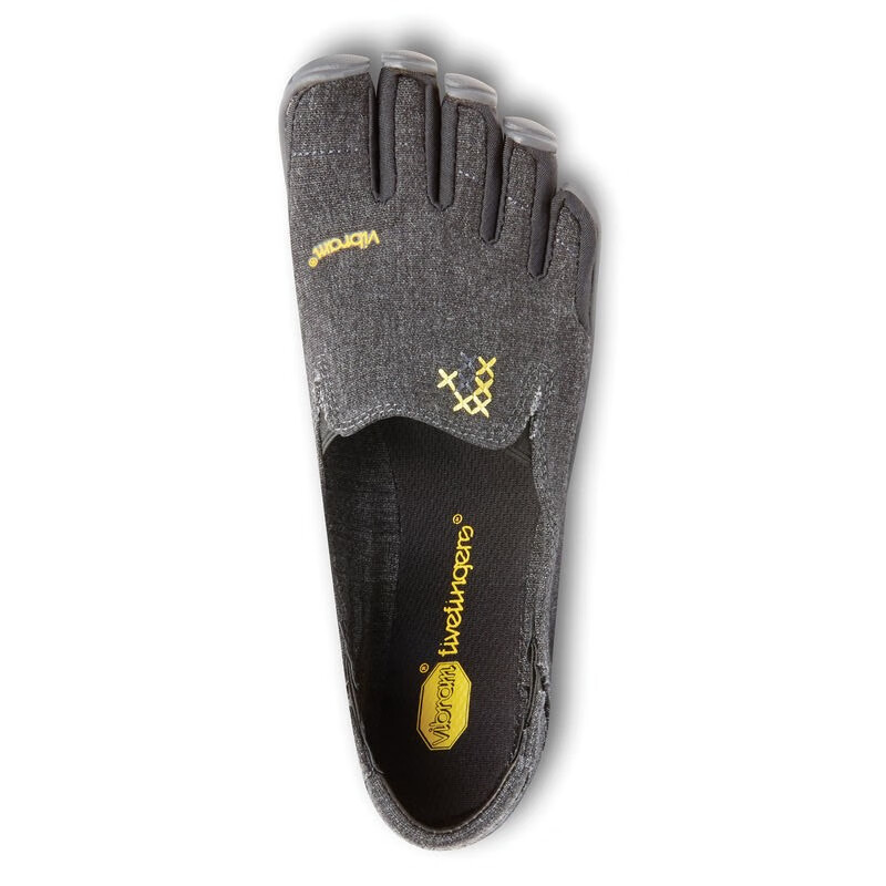 Vibram赤足鞋轻便旅游运动鞋夏季舒适透气情侣鞋休闲运动鞋CVT HEMP 黑色 36