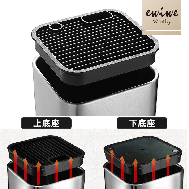 EWIWE全不锈钢材质六件套刀具套装厨房家用刀具切菜切肉可拆卸刀架 可拆卸刀架/六件套 6件套