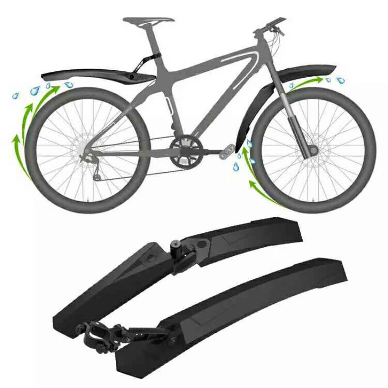 创京懿选适用挑战者300/500自行车快拆挡泥板公爵600 700山地车泥瓦