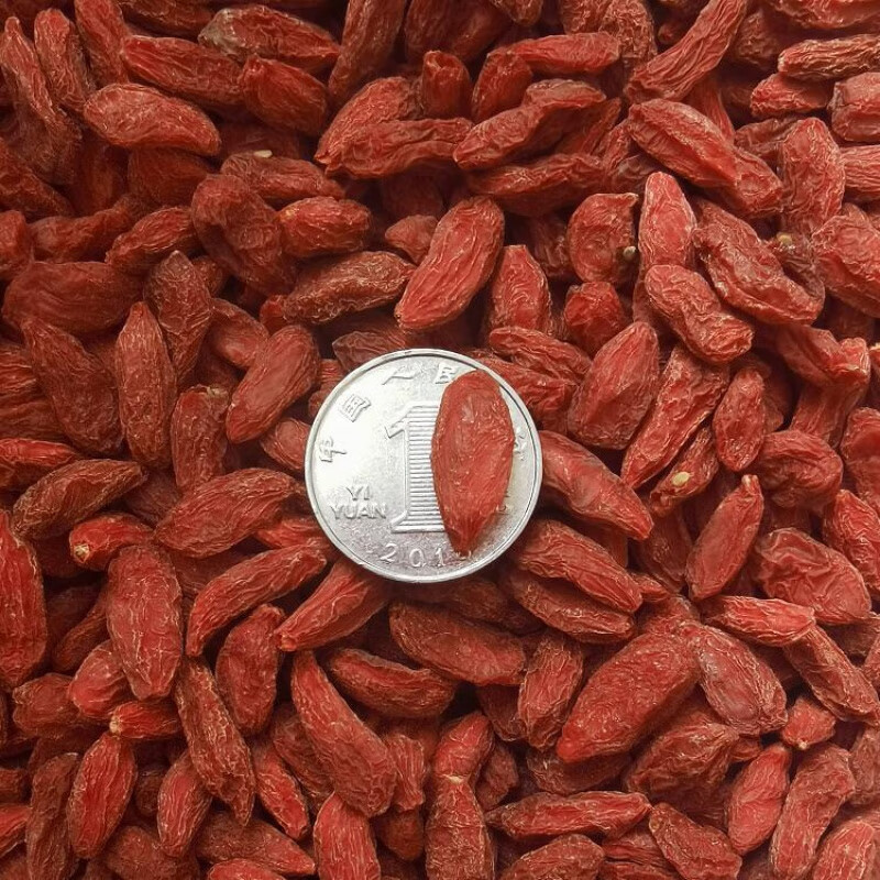 产地源头宁夏中宁枸杞子散装批发无硫红枸杞500克装大枸杞 220粒一级一斤装
