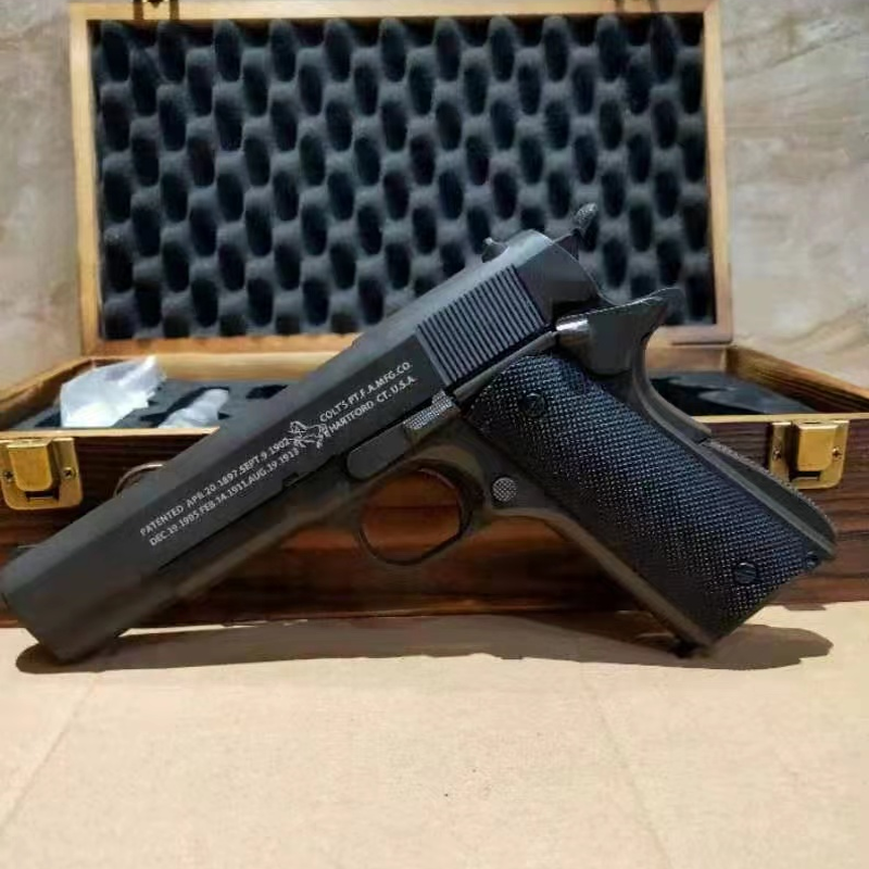 05原厂经典zy2模型m1911金属玩具枪仿真大号zy1战鹰模型枪大男孩军迷