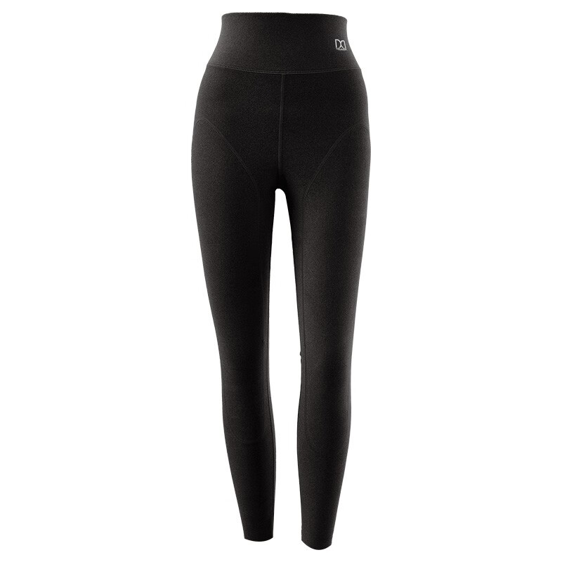 美·雅·挺保暖裤女加绒加厚棉羊毛裤秋裤高腰打底秋冬季德绒中老年人女士 【女士款】黑色 XL  （适合80-110斤）