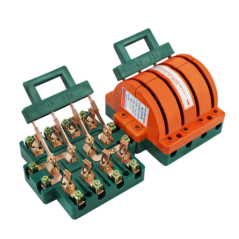 樱姬双向闸刀开关电4p63a100a160a225a双投倒顺转换开关电源切换 63a