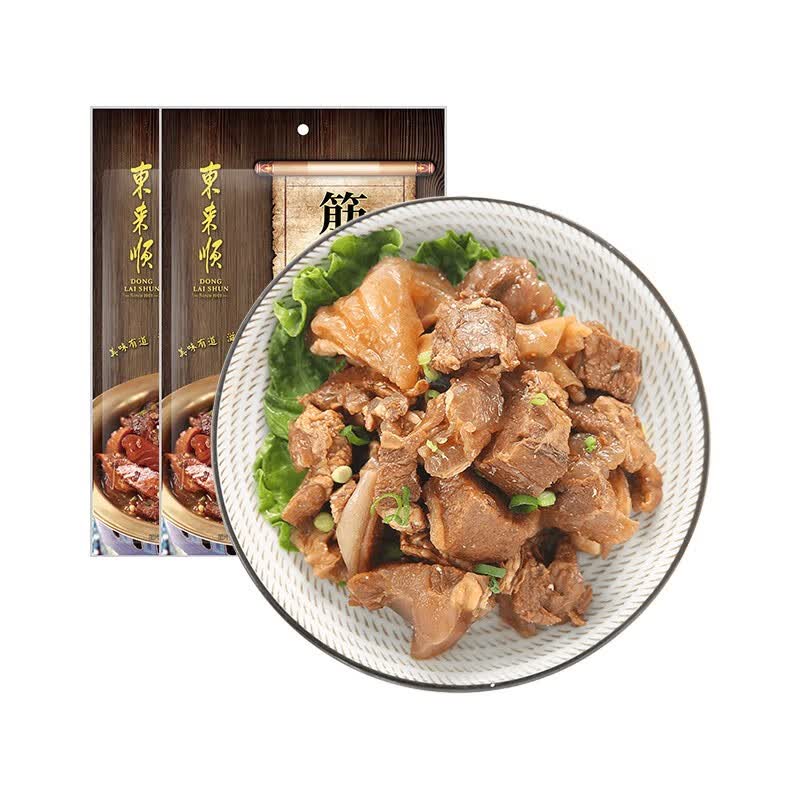 东来顺 筋头巴脑 500g*2袋 加热即食 酱卤牛蹄筋牛肉 清真熟食 火锅食材属于什么档次？