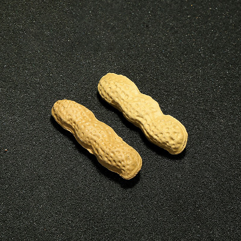 云漫卿宜兴紫砂茶宠摆件仿真茶艺茶件茶玩花生创意家用装饰摆件 三粒