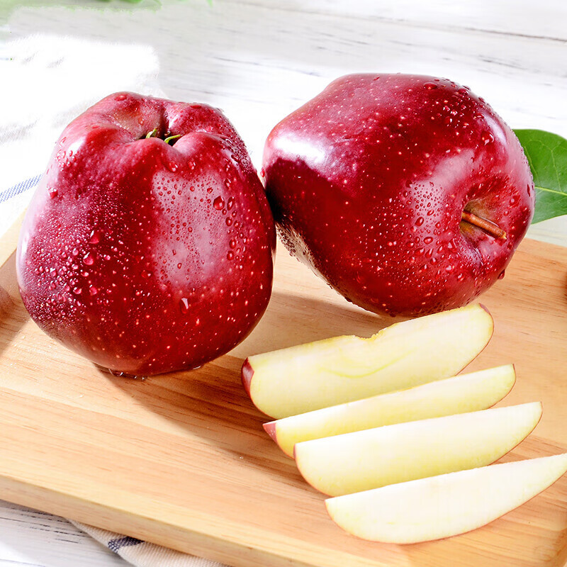 京蚨鲜甘肃天水花牛苹果粉面苹果新鲜水果礼盒 9斤精选中果【70-75mm】净重8.5