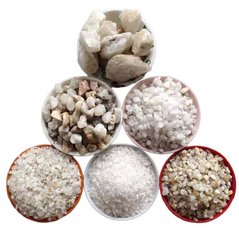 白色石英砂 水处理石英砂 大小颗粒高纯石英砂 0.5-32mm 高纯石英 0.