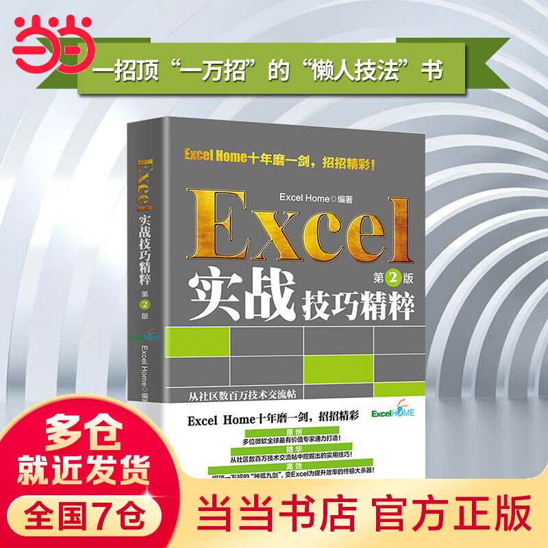 Excel实战技巧精粹（第2版） ExcelHome出品 函数图表VBA数据分析技法宝典
