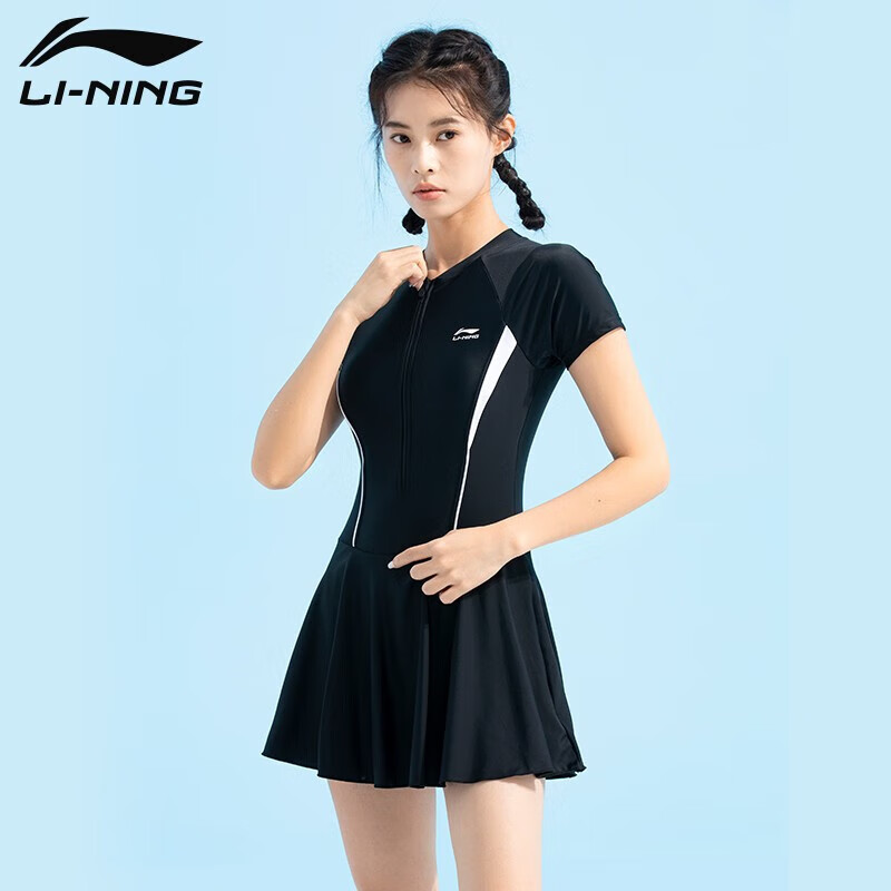 泳衣女 黑白组 m