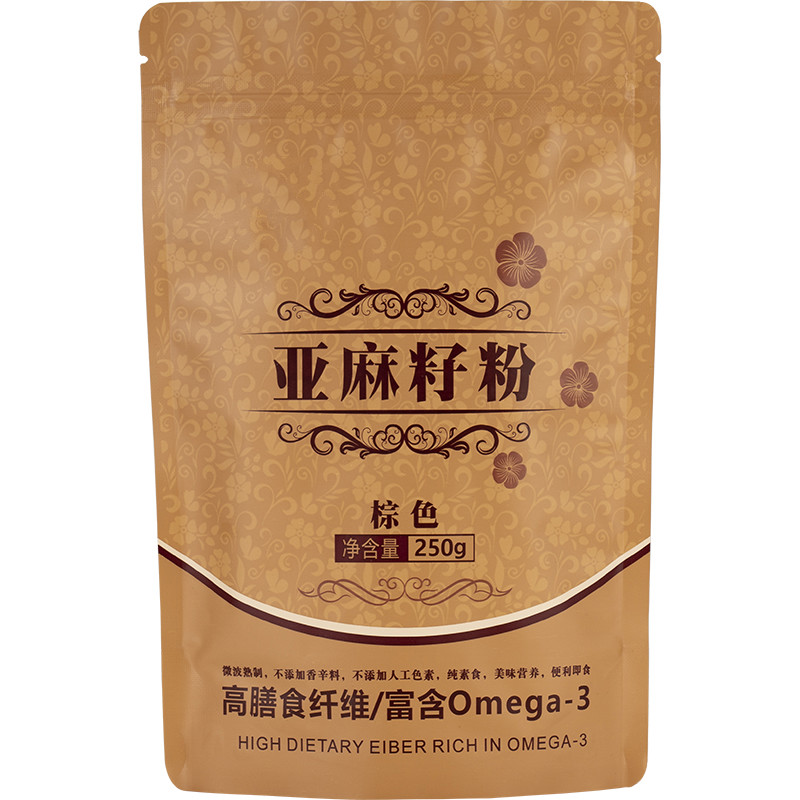 亚麻粉 内蒙古即食现磨熟亚麻籽粉 五谷杂粮粉 250g