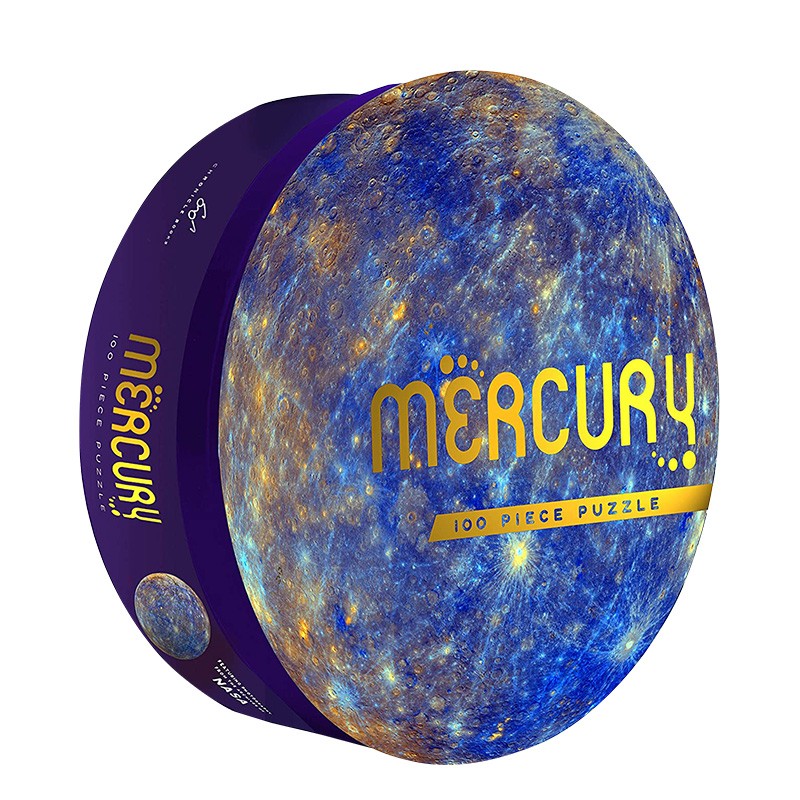 【预售】nasa正版 水星:100片拼图mercury:100 piece puzzle英文太空