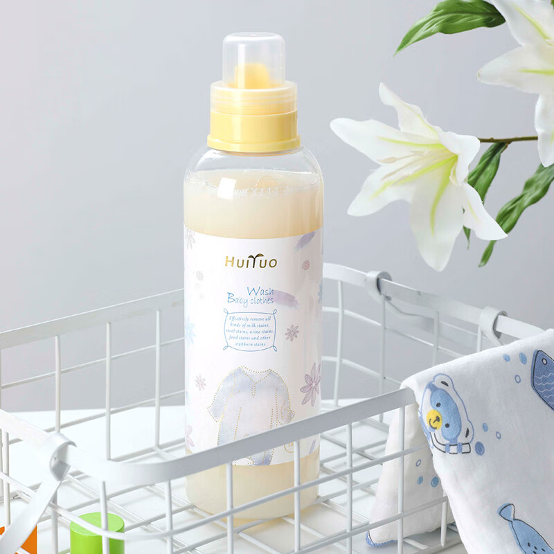 洁米乐惠托系列婴幼儿柔护洗衣液专用新生宝宝专用温和1L/瓶