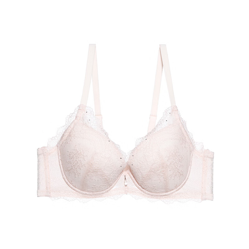 【奥莱钜惠】月亮公主系列蕾丝无纺布文胸lc3/4罩杯lc12ml1 肤色 8c