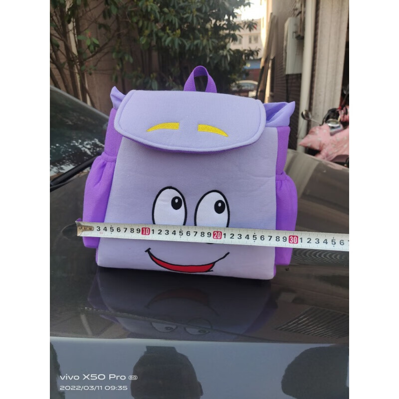 舞万花朵拉书包动画爱探险的朵拉双肩书包地图小背包可爱 大号地图