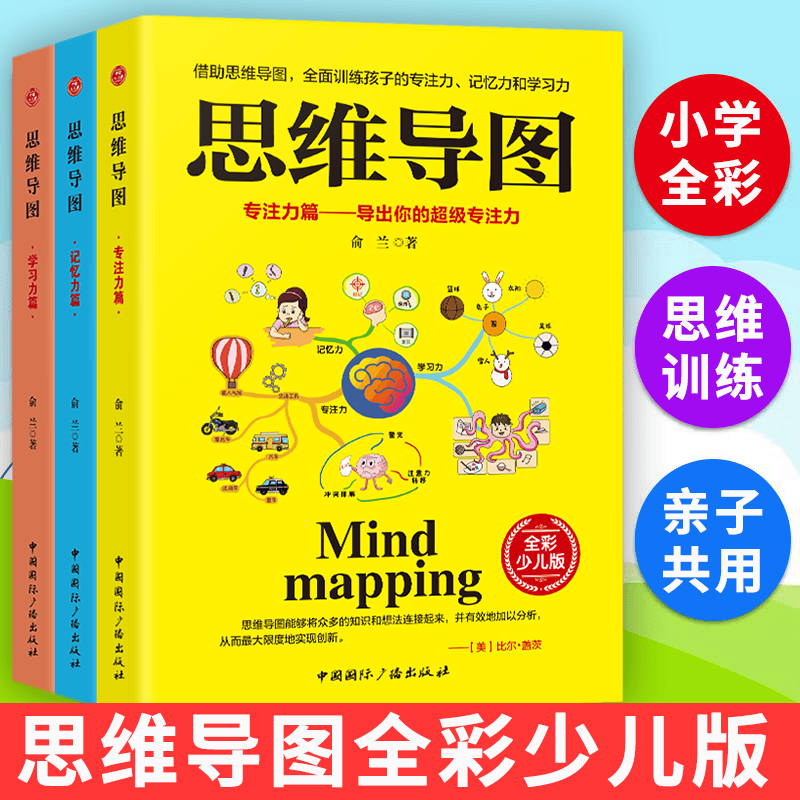思维导图学习力+记忆力+专注力详情图