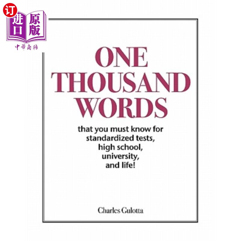 海外直订one thousand words: that you must know for standardized