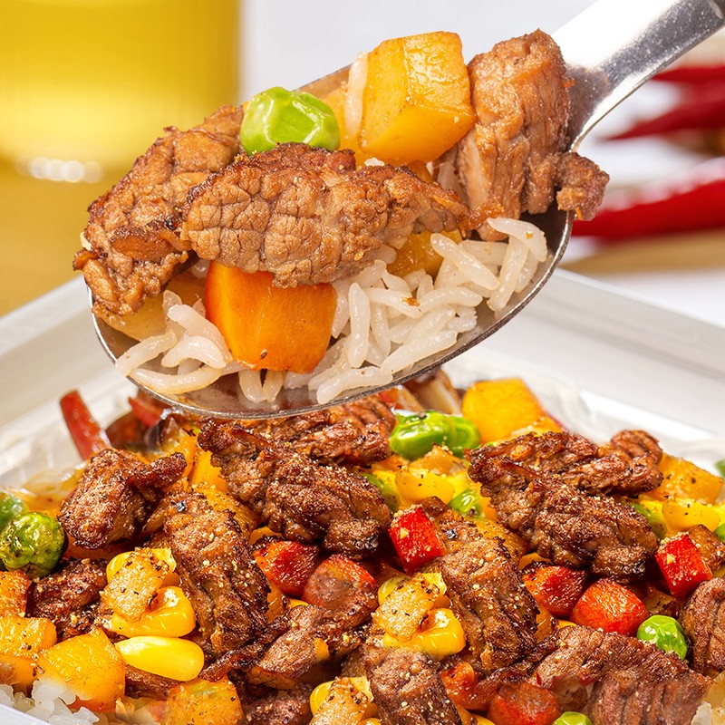 丝米达自热米饭速食方便煲仔饭自发热牛肉饭料理包大份量自助午饭食品