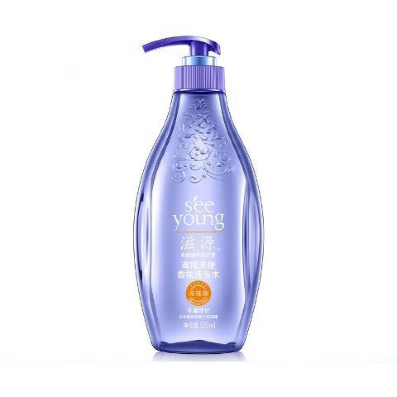 skac】屈c氏滋源鸢尾天使香氛洗发护发535ml留香修护脆弱发丝 洗发水