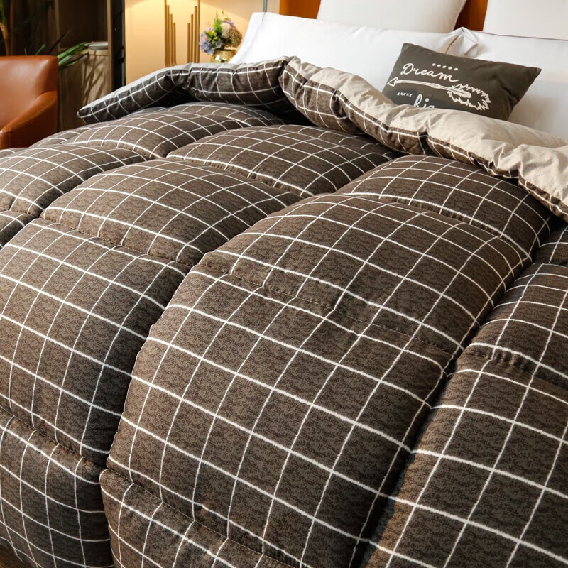 无印良品秋冬被子开学被单双人 羽丝棉被芯加厚被学生宿舍四季被子 慕尼黑 150*200cm(单人秋冬被约4斤)