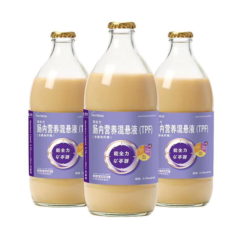 [能全力] 肠内营养混悬液(tpf) 0.75kcal*500ml/瓶 12瓶装