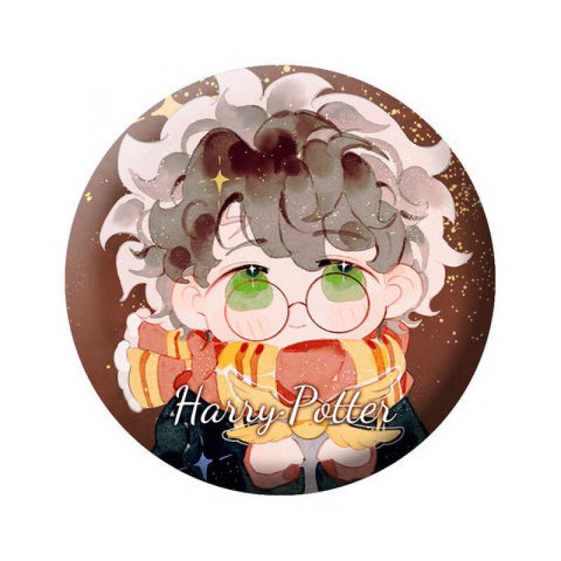 执爱哈利波特周边徽章 q版徽章动漫周边斯内普马尔福哈利吧唧徽章挂饰