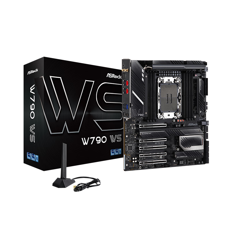 棨ASRockW790 WS ڴDDR5 ֧CPU ǿW-3400ϵУ Intel W790/LGA4677ʵ6499Ԫ