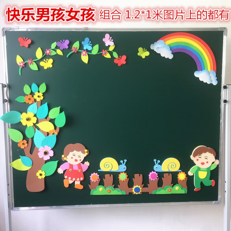 千惠侬幼儿园小学班级文化墙黑板报装饰教室布置材料主题创意墙贴画