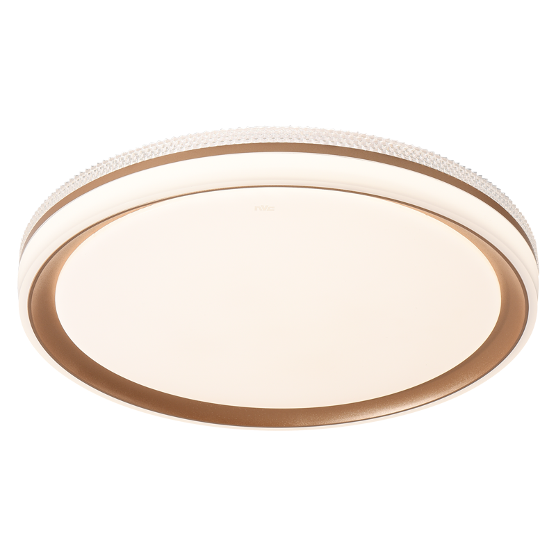 雷士(NVC)  LED卧室灯吸顶灯 房间灯餐厅灯现代简约轻奢卧室灯具灯饰 力荐!【星云-白+金】36瓦 三段调光卧室灯