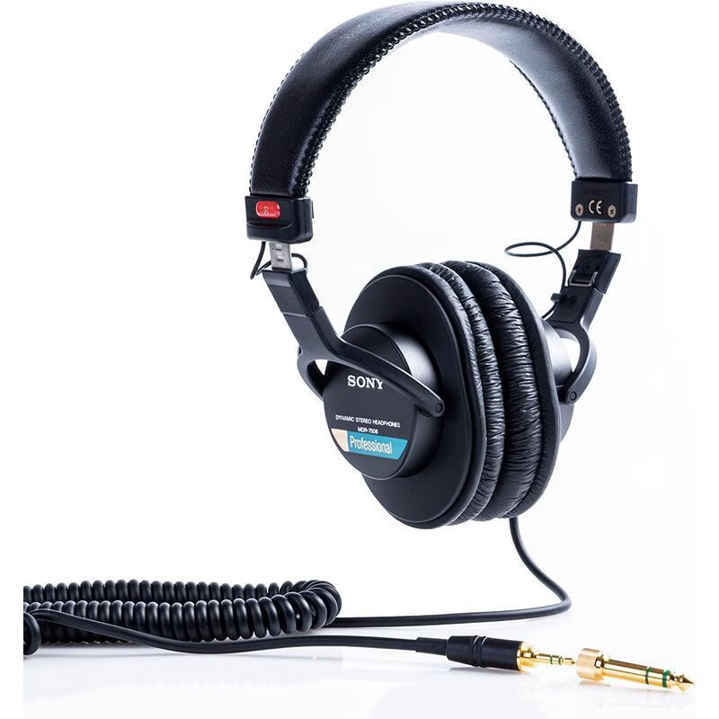 索尼(sony)mdr7506 系列 头戴式耳机降噪清晰音录音室专业大振膜耳机