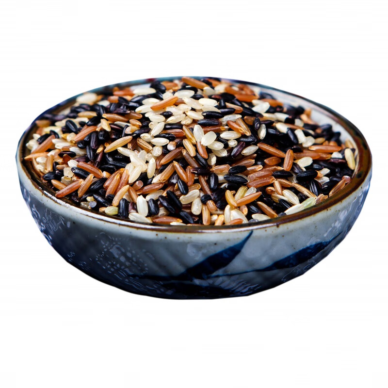 坤予农家易熟三色糙米饭新米粗粮五谷杂粮米饭 5斤