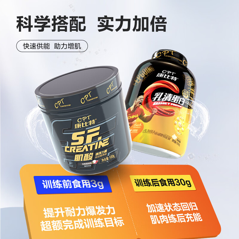 康比特SFCREATINE纯肌酸粉肌酸胀气还能使用吗？兄弟们？