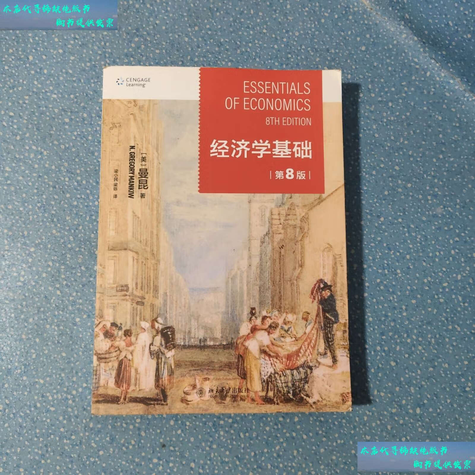 【二手书9成新】经济学基础(第8版) 哈佛大学曼昆著 梁小民译 经典