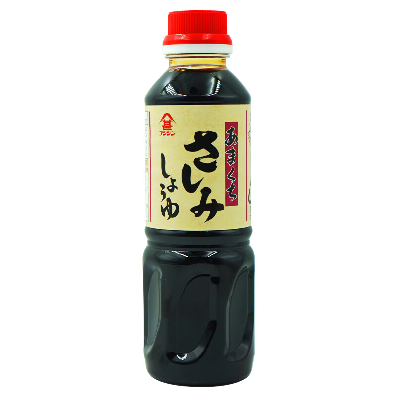 双十一 OIMG 日本进口富士甚酿造酱油（生鱼片用）360ml甜刺身酱油寿司调味料 红色