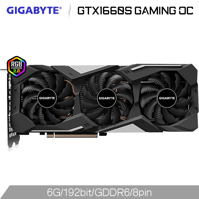 技嘉魔鹰(GIGABYTE)GeForce GTX 1660 SUPER GAMING OC 6G 192bit GDDR6 吃鸡电竞游戏显卡