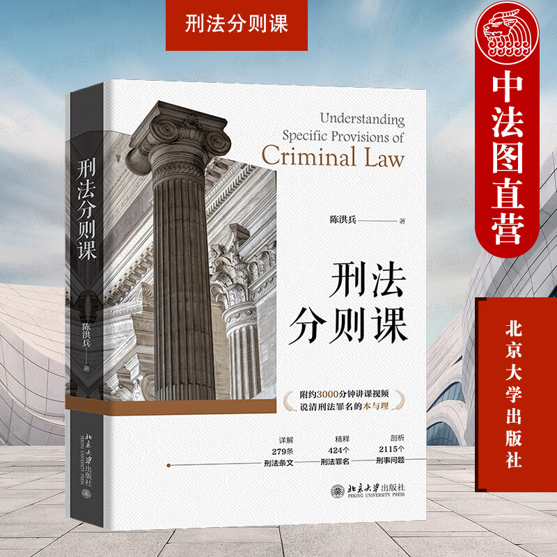 正版 附课 刑法分则课 陈洪兵 北京大学出版社 刑法分则深度刑法条文罪名解读的解释原理刑事问题实务研究 刑法学法律知识书籍读物