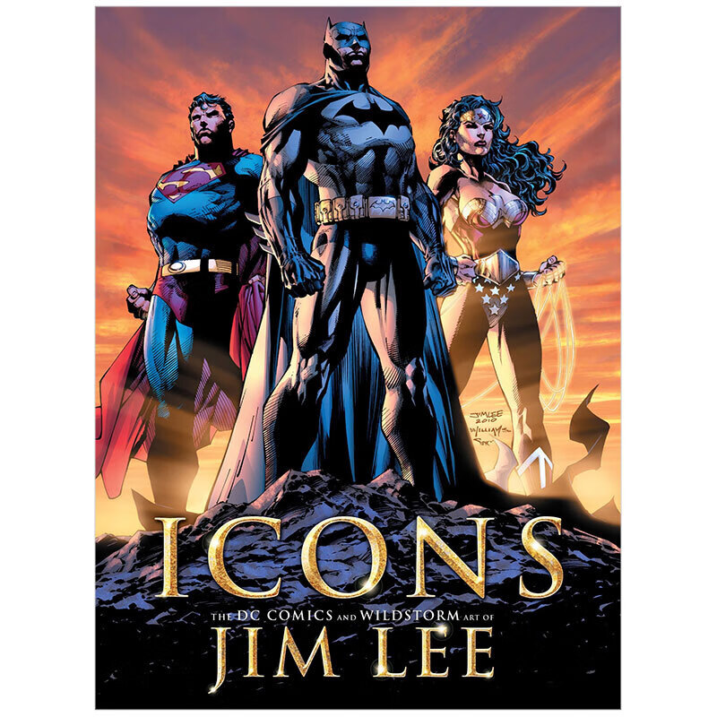 【预售】icons:the art偶像:吉姆李的dc漫画和野生风暴艺术jim lee