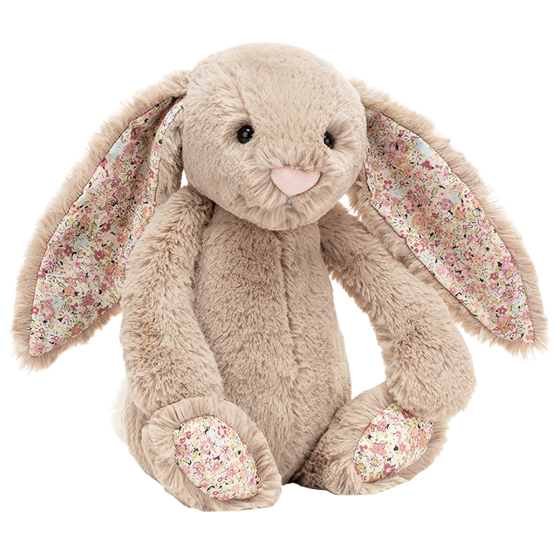 jELLYCAT品牌花布米色邦尼兔柔软毛绒玩具价格走势和购买趋势
