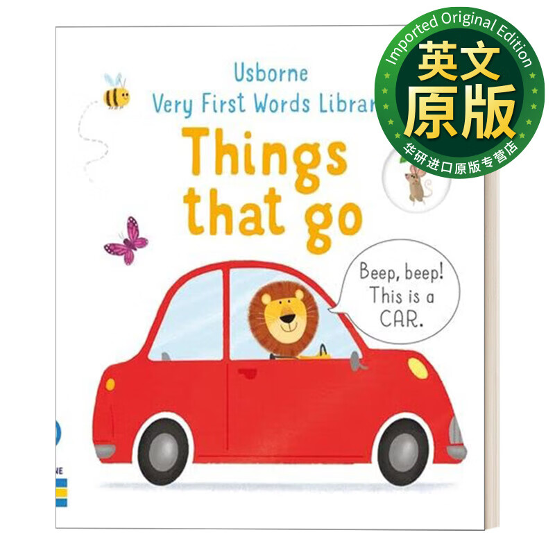 things that go 尤斯伯恩单词图书馆 交通工具 英文版 进口英语原版