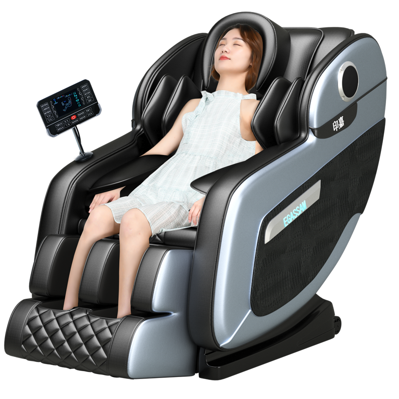 2021新品印嘉按摩椅豪华家用太空舱零重力全身按摩椅电动按摩沙发 苍穹蓝